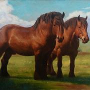 Ardennais<br>18x24 inch<br>oil on canvas<br>no frame<br>$800