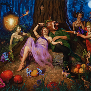 A Midsummer's Night Dream<br>36x60 inch<br>oil on wood<br>no frame<br>$30,000