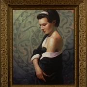 Intimate Patterns<br>16x20 inch<br>oil on canvas<br>framed 22x26<br>$1,500
