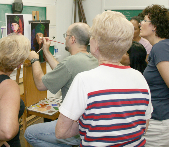 Group Art Oil Painting Classes